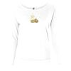 Ladies' Terry Long Sleeve Scoopneck T-Shirt Thumbnail