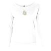 Ladies' Terry Long Sleeve Scoopneck T-Shirt Thumbnail